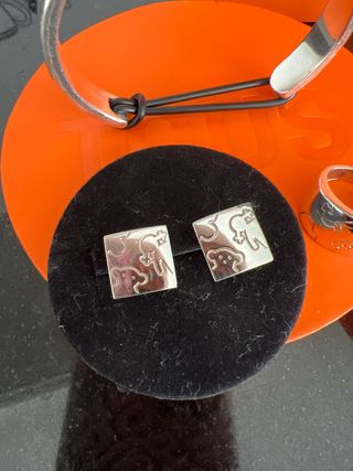 Joyas Tous plata: anillo, pulsera y pendientes