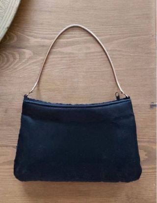 Bolso negro lentejuelas fiesta