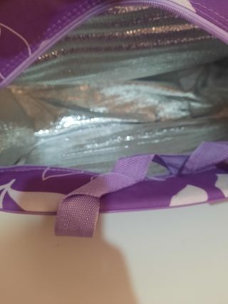 Borsa termica fiori viola