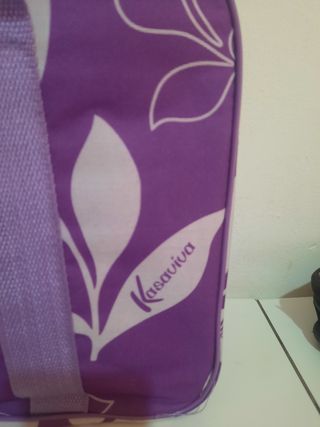 Borsa termica fiori viola