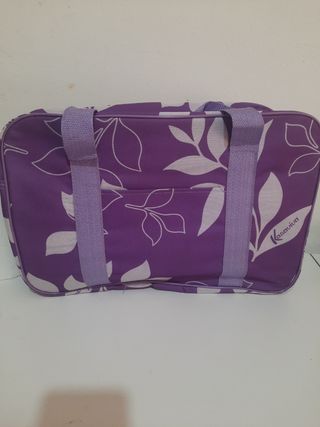 Borsa termica fiori viola