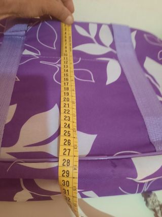 Borsa termica fiori viola