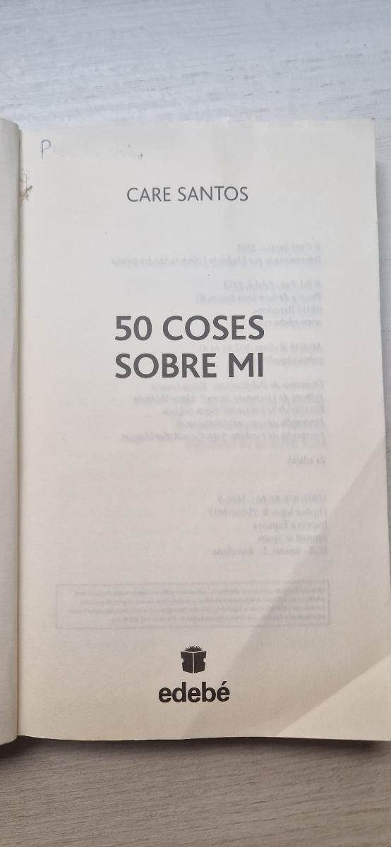 50 coses sobre mi