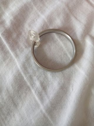 30 Anillas para Cortinas - Plata Diámetro 4