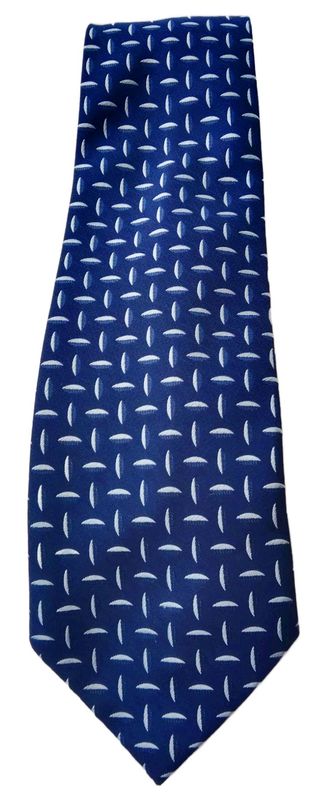 Corbata Italiana Valeria Boldi Azul Marino