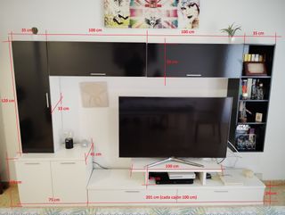 MUEBLE DE SALÓN MODERNO EN PERFECTO ESTADO