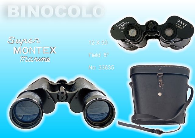 Binocolo montex marine 12x50 super custodia