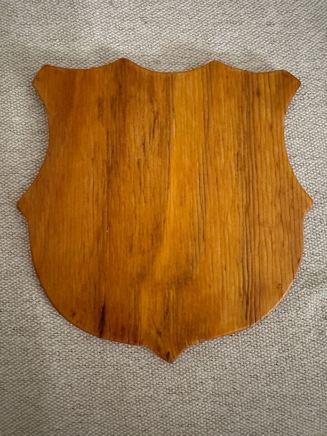 Escudo FC Barcelona artesanal