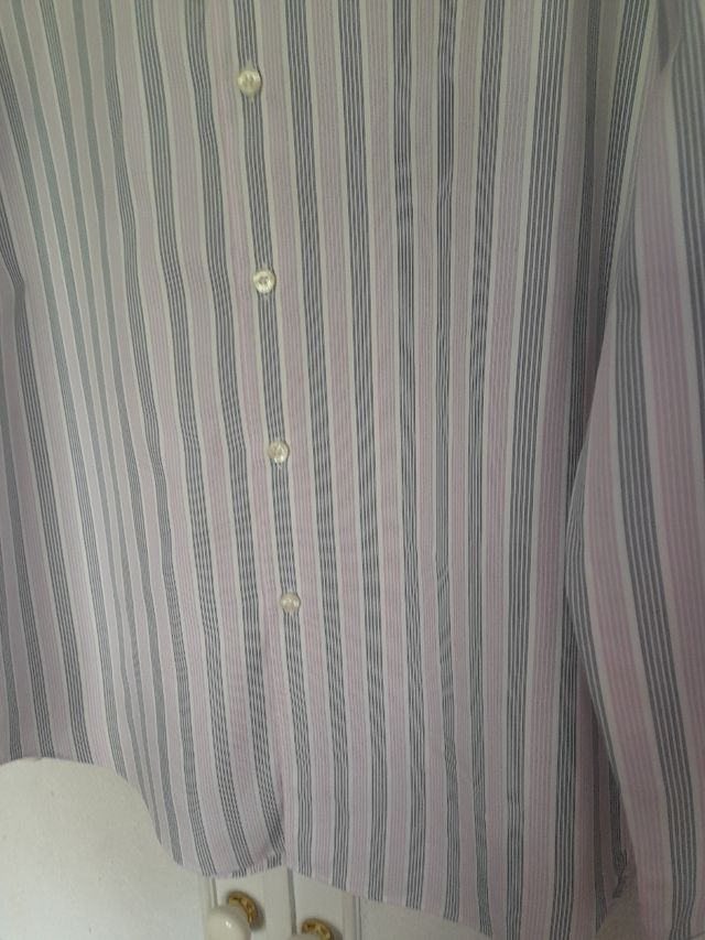 Camisa Pedro del Hierro rayas gris-rosa