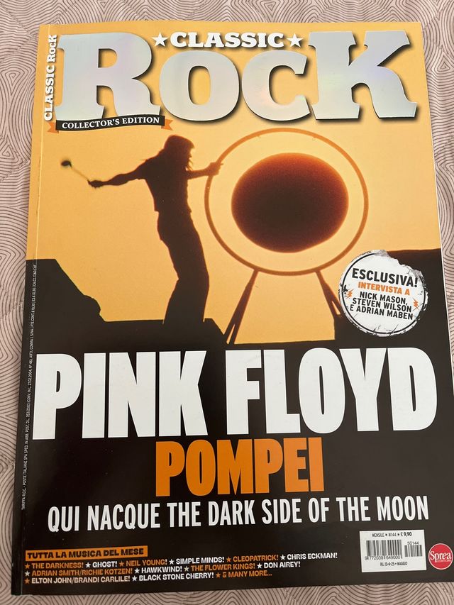 Rivista classic rock pink floyd da collezione