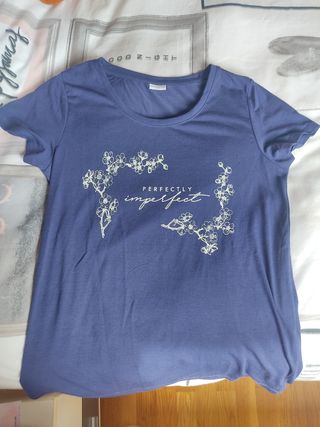 Camiseta azul - Talla M