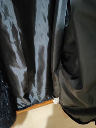 Abrigo pelo negro - Talla 52