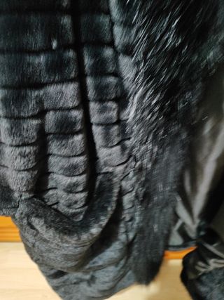 Abrigo pelo negro - Talla 52
