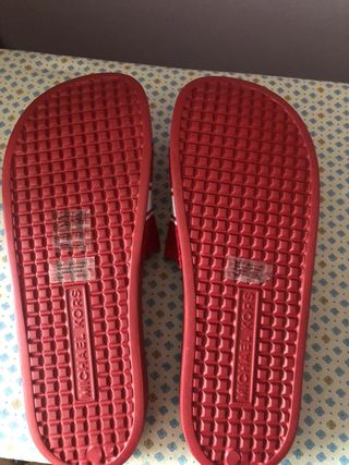 Chanclas rojas Michael Kors n 41