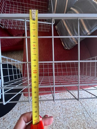 2 cestas metálicas IKEA
