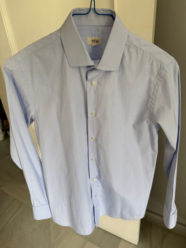 Camisa niño mil rayas azul