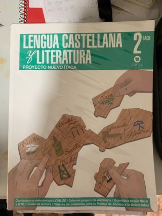 Libro de Lengua castellana y literatura de 2º bach