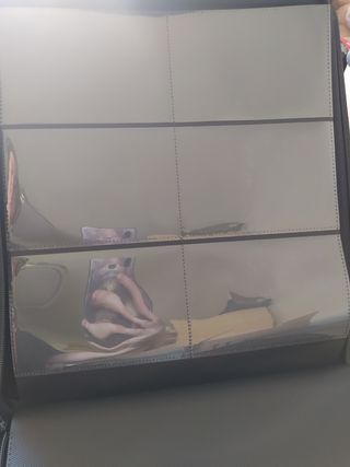 Álbum para sobres o cartas gradeadas, sin uso.