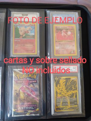 Álbum para sobres o cartas gradeadas, sin uso.
