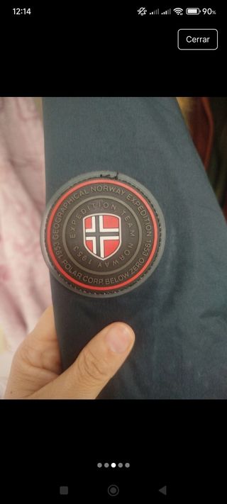 Geographical Norway Chaqueta Azul - Talla 20