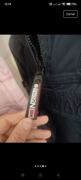 Geographical Norway Chaqueta Azul - Talla 20