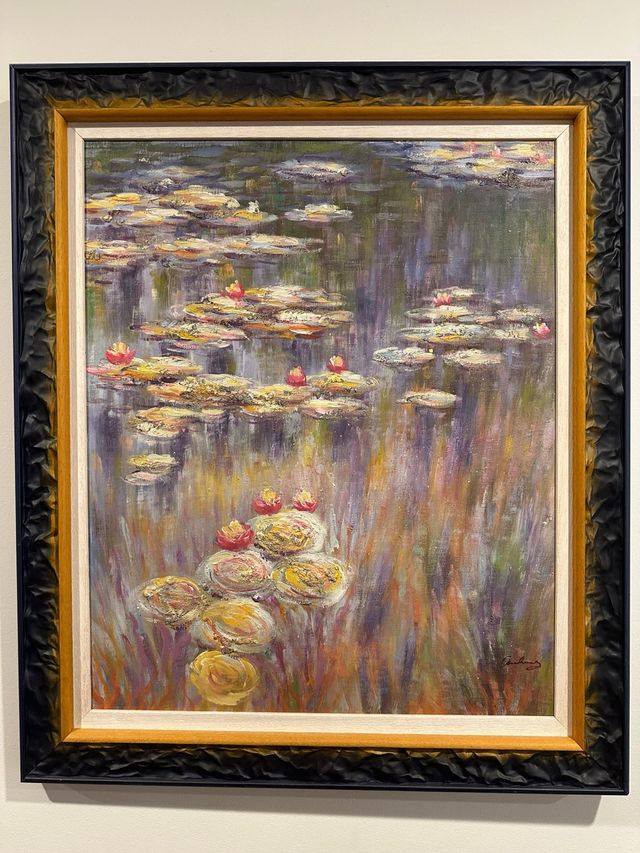 Cuadro al óleo - Nenúfares
