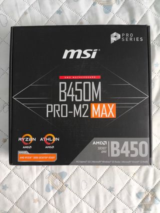 CAJA PLACA BASE MSI B450M PRO-M2 MAX 
