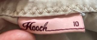 Minifalda marrón clarito de Hooch talla 10 Europa talla M
