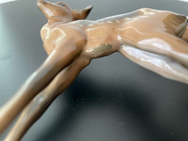 Pareja Cervatillos Porcelana Rosenthal