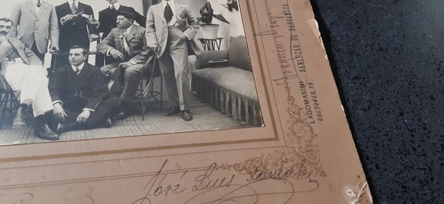 Foto antigua 1909 Sanlúcar. 27x22cm