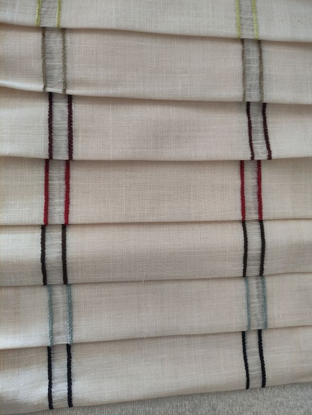 Muestrario telas lino beige - 8 piezas