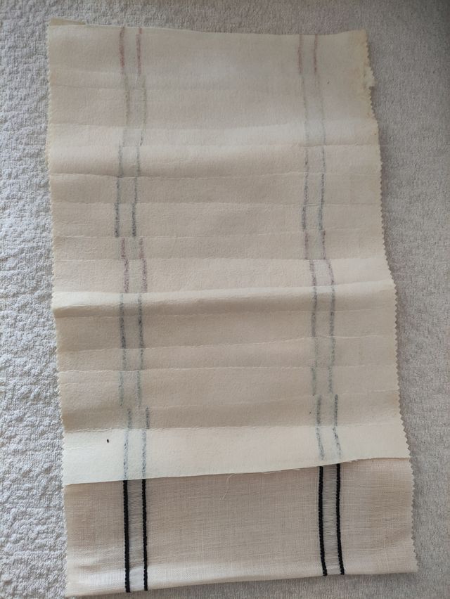 Muestrario telas lino beige - 8 piezas