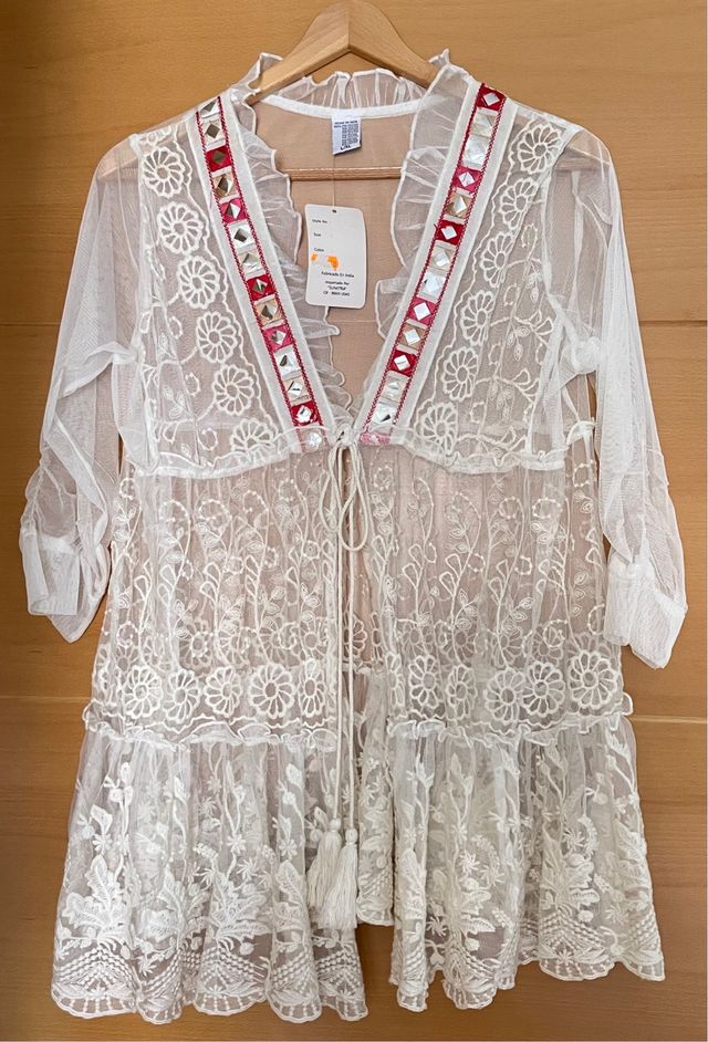 Bluson para la playa de tul sin estrenar TL/XL