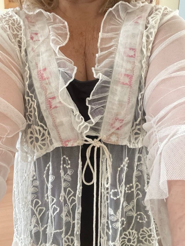 Bluson para la playa de tul sin estrenar TL/XL