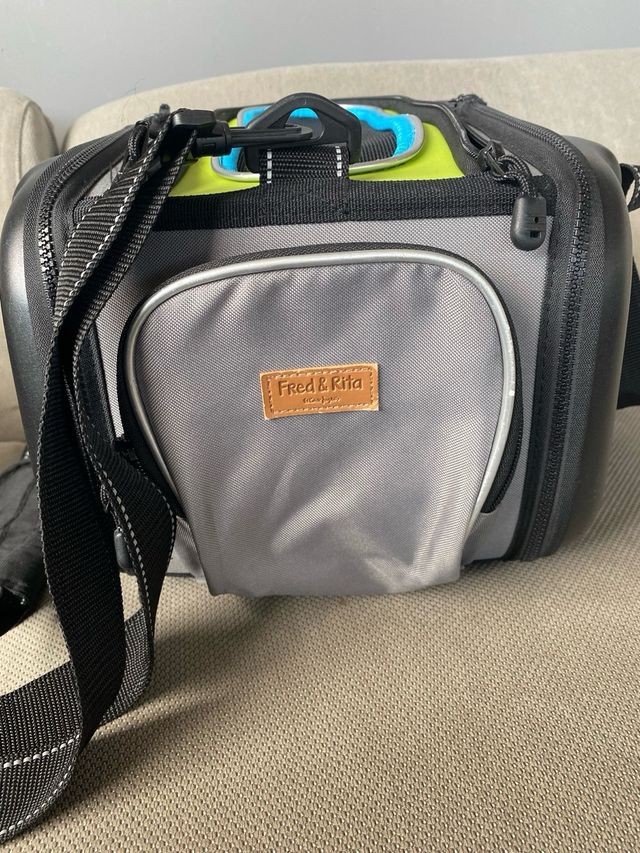 Transportín mascotas - Negro/Verde azulado