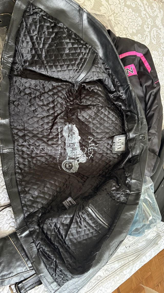 Chaqueta cuero Alex, estilo vintage