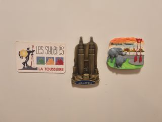 Imanes nevera: Malasia, Tailandia, Francia