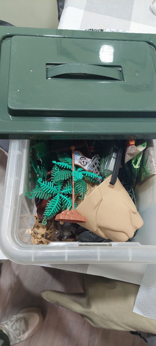 Miniature di soldati di guerra