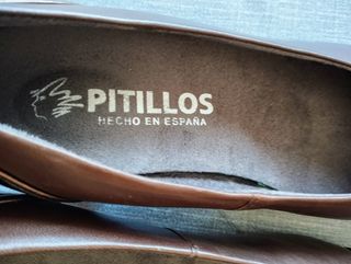 Zapatos Pitillos Marrón Piel T.36