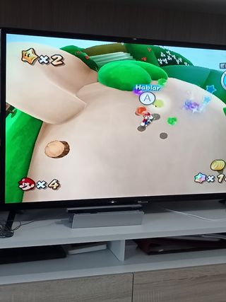 Wii consola negra - mando blanco