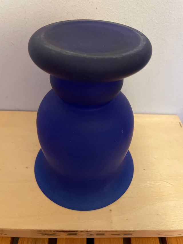 Vaso azul cobalto - Cristal