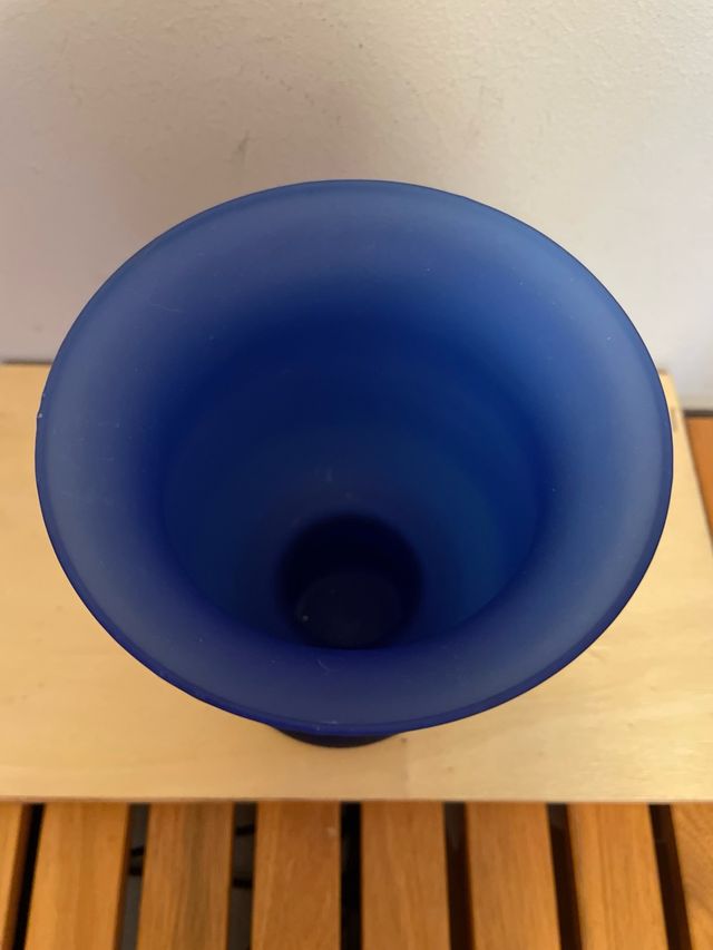 Vaso azul cobalto - Cristal