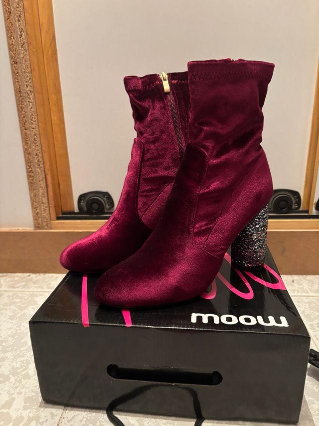 Botines de terciopelo