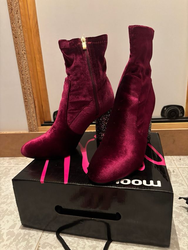 Botines de terciopelo