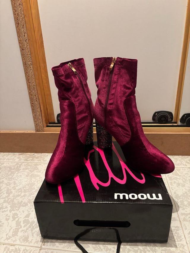 Botines de terciopelo