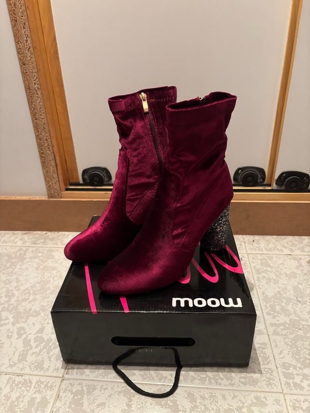 Botines de terciopelo