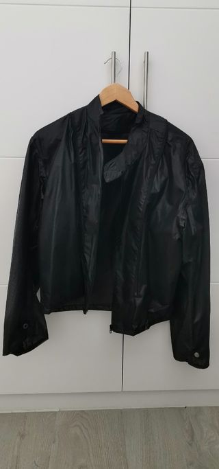 Chaqueta moto tres estaciones negra