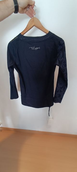 Camiseta Desigual flores azul-verde