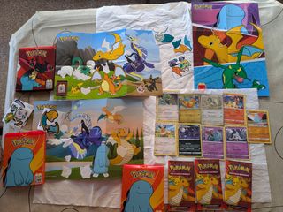 lote 9 cartas pokemon TCG 2024