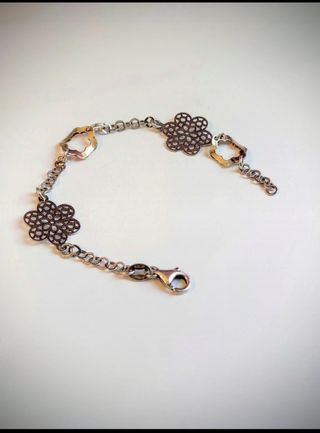 Bracciale in Argento 925 Motivo Floreale